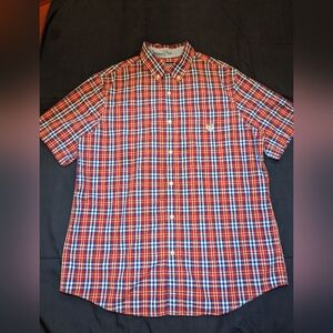 Chaps Used Casual Short Sleeve Button Down Size XL